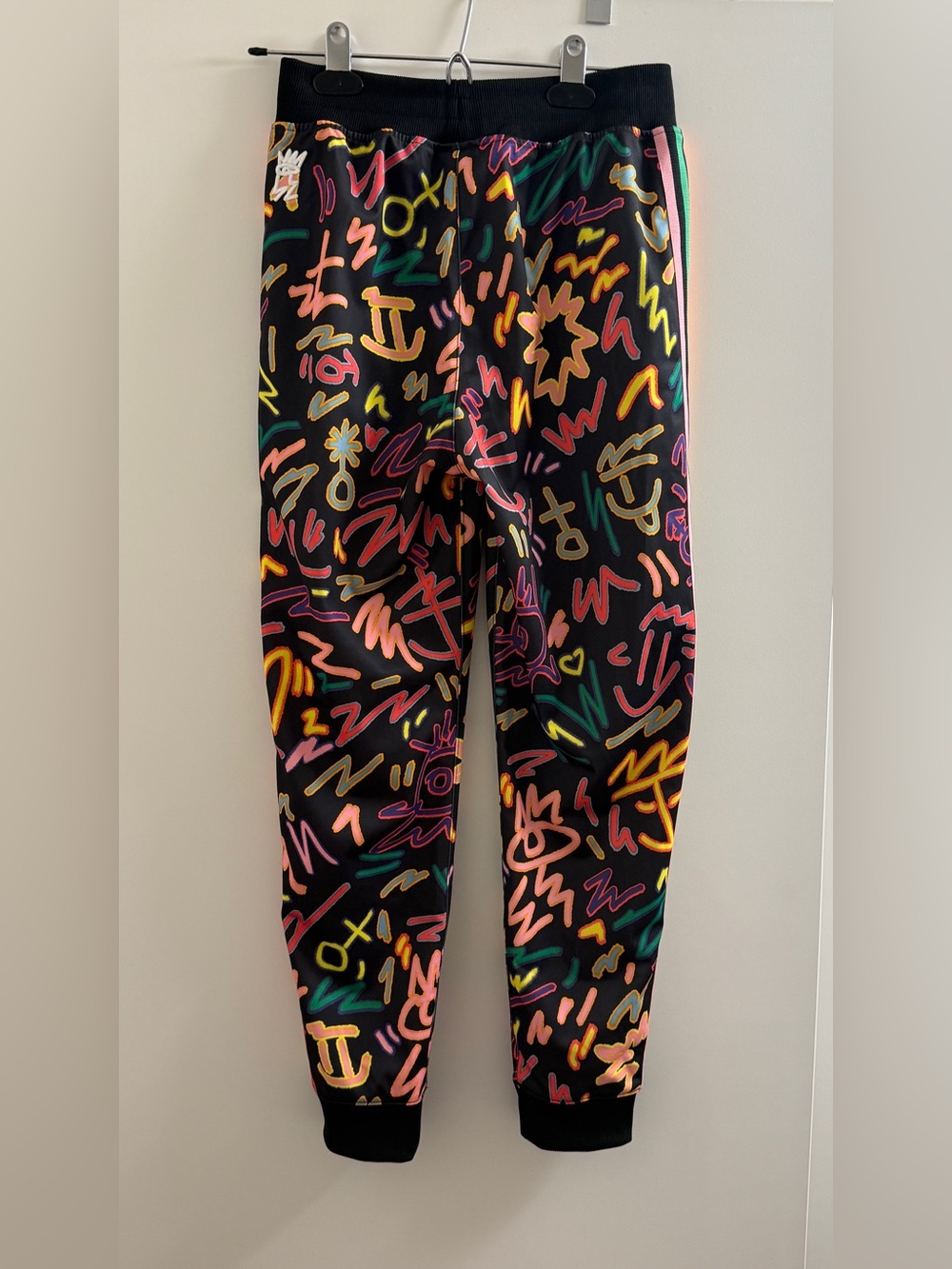 Adidas neon track pants- S/XS
